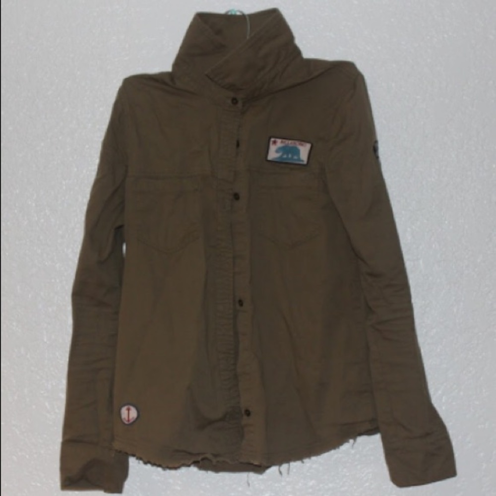 Billabong army green jacket